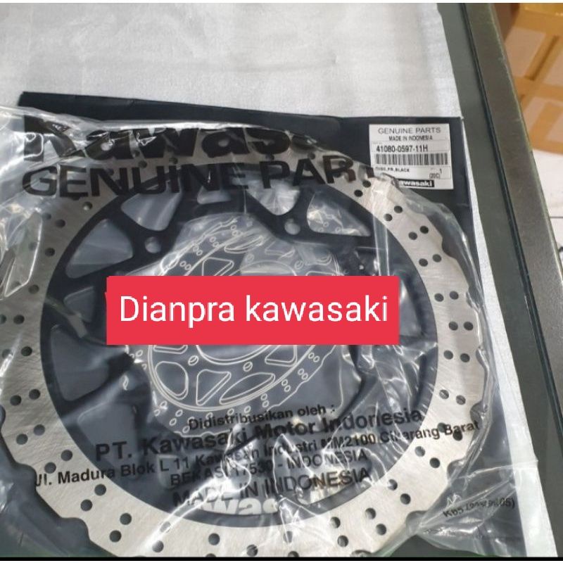 piringan cakram depan ninja RR mono original