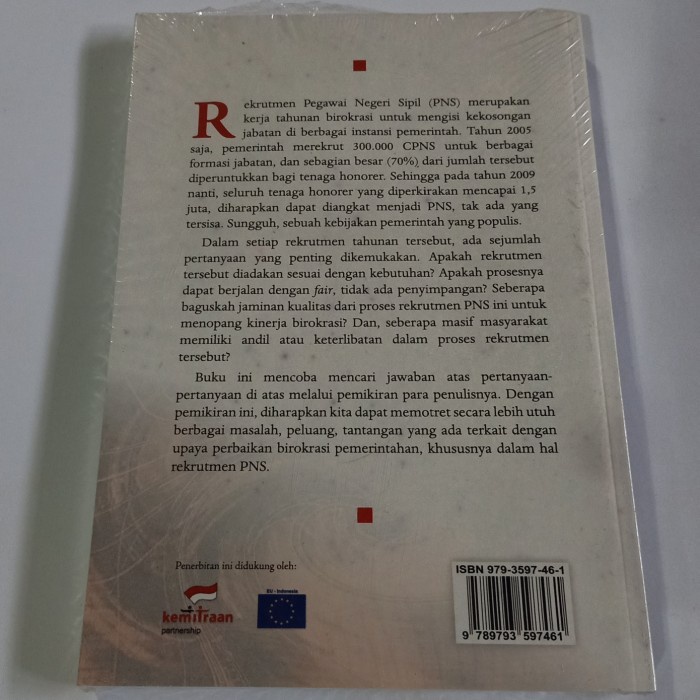 

PROMO!!! MENGURAI BENANG KUSUT BIROKRASI - EKO PRASOJO DKK TERBARU