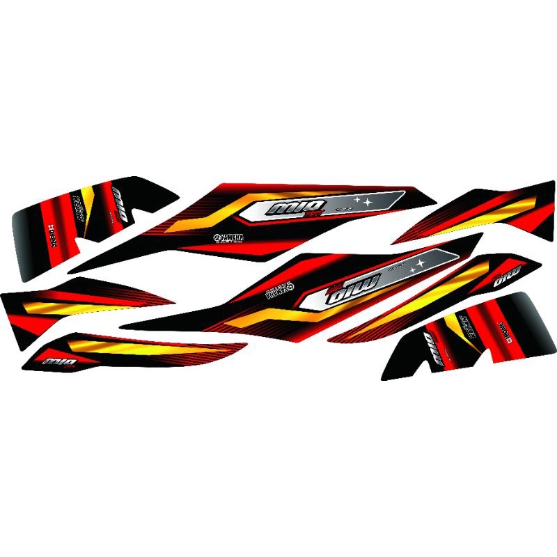 Jual STIKER STRIPING VARIASI MIO M3 Z RACING | Shopee Indonesia