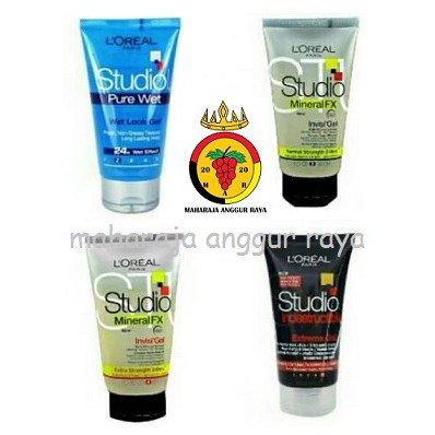 LOREAL Studio Line Hair Gel 150ml Pomade Rambut L'oreal Pure Wet / Mineral FX / INDESTRUCTIBLE