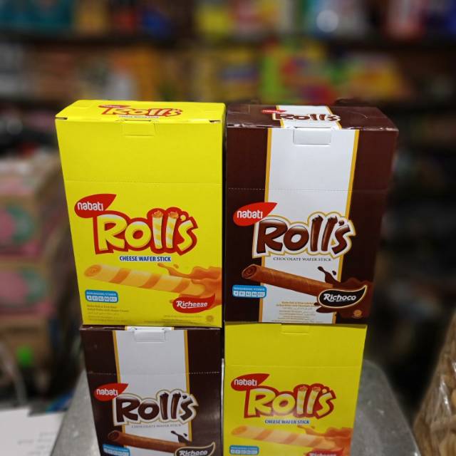 

Nabati Rolls coklat keju