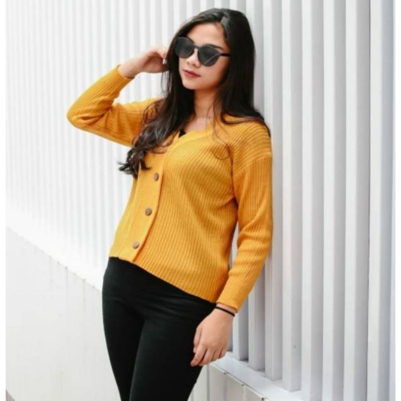 Strada cardi outer atasan wanita fashion kekinian