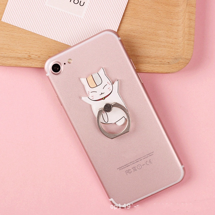 1pc Finger Ring Universal Phone Holder Lucky Cat Shape