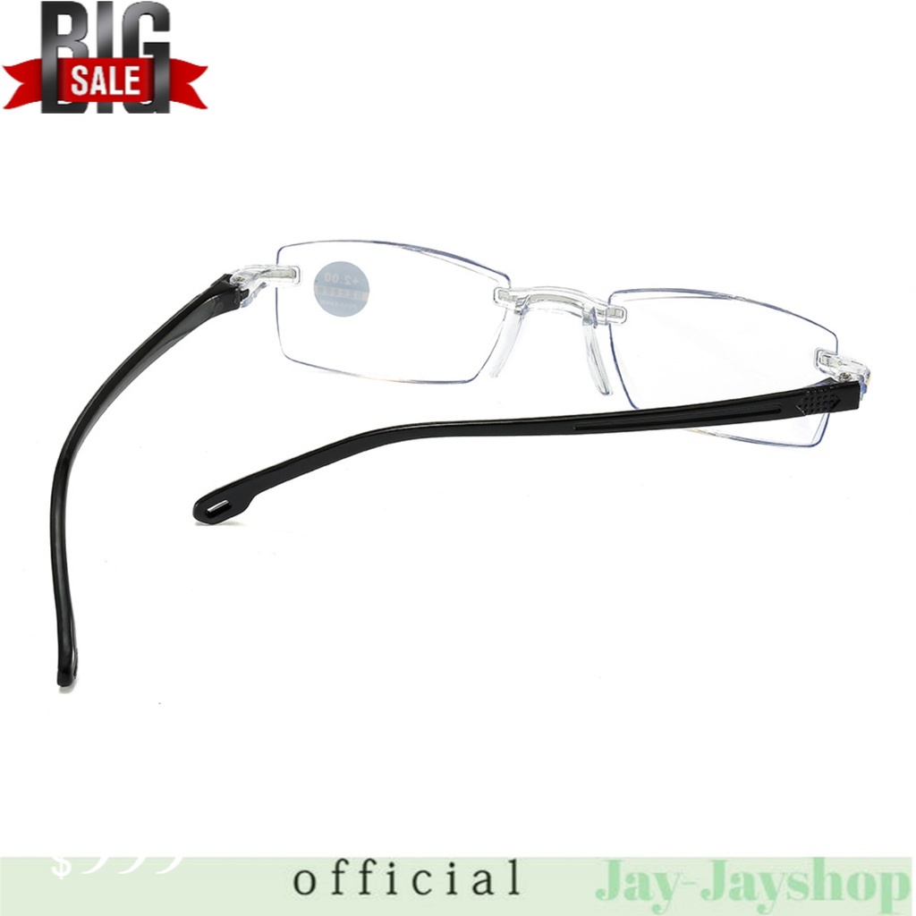 Kacamata Baca Anti Radiasi &amp; Blueray + Free KOTAK &amp; LAP untuk Pria Wanita Reading Glasses  Gold TERLARIS