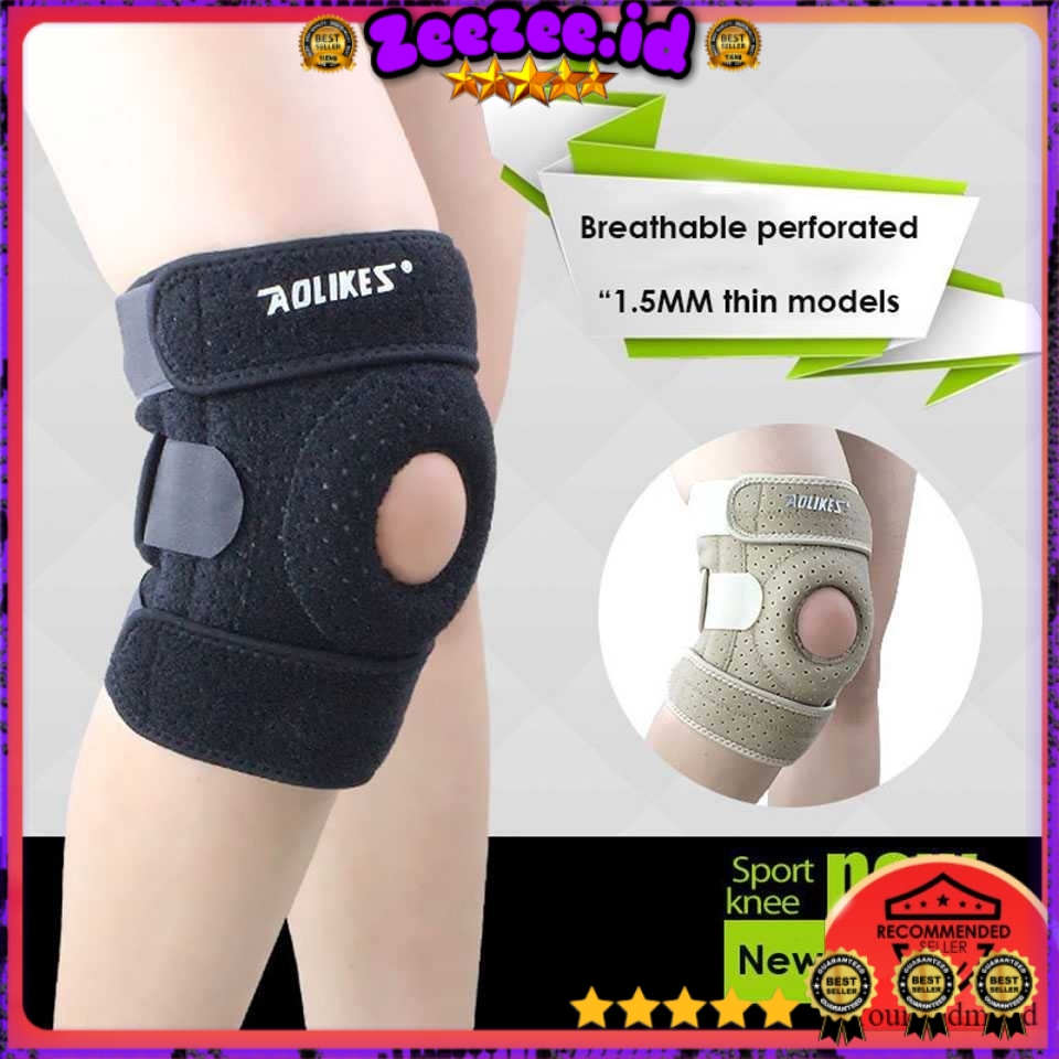 Pelindung Lutut Olahraga Knee Support Brace Fitness Aolikes