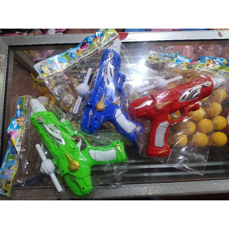 Pistol Anak Batrai Baling Berputar Lampu Suara Keren Hand Gun Police Polisi Senapang Laras Pendek