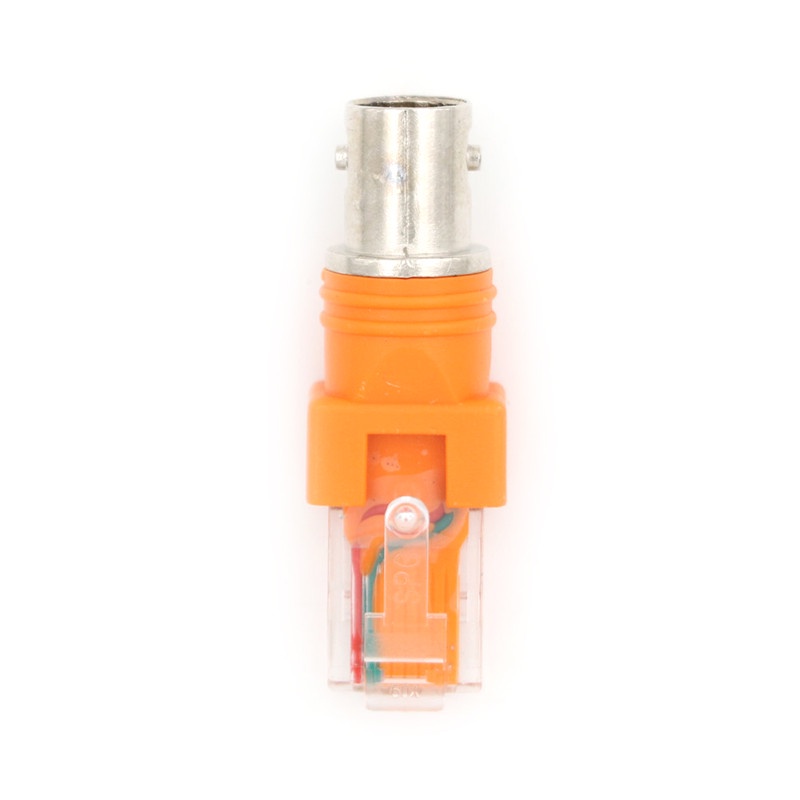 {LUCKID}BNC Female to RJ45 Male Coaxial Barrel Coupler Adapter RJ45 to RF Connector