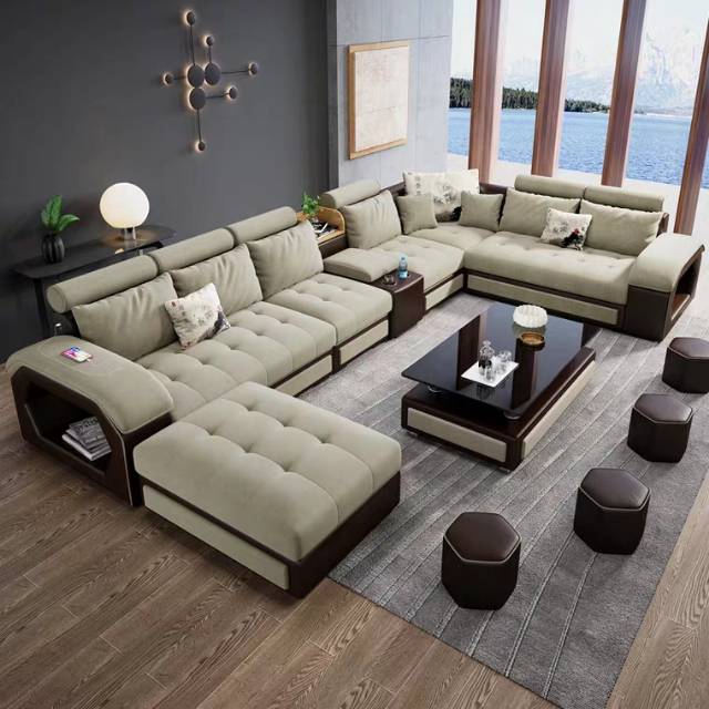 Sofa Minimalis Leater U /sofa minimalis modern/sofa ruang tamu