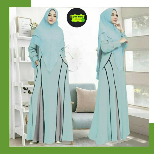 GAMIS SYARI YUNA - PAKAIAN WANITA MUSLIMAH - FASHION WANITA - FASHION MUSLIM