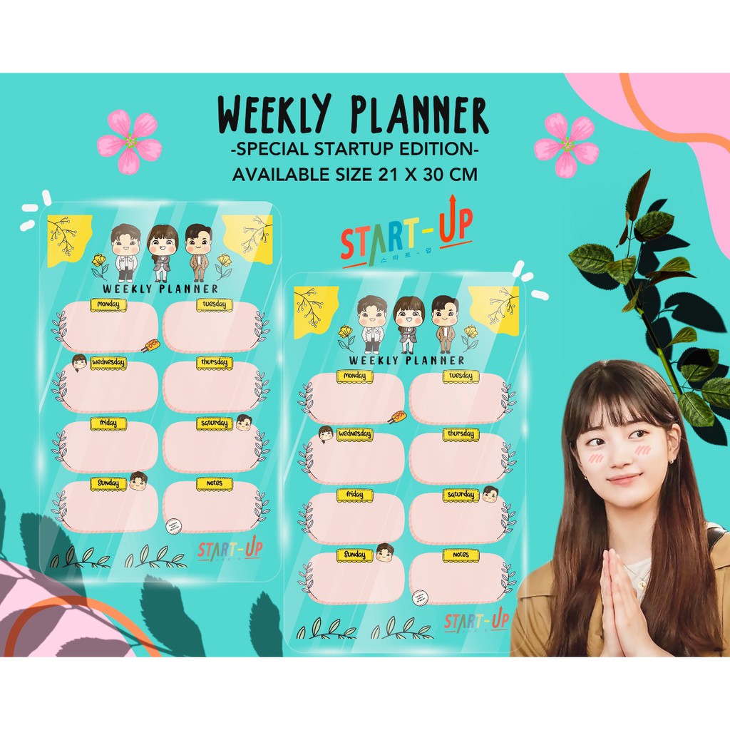 

[GIANT PALACE] WEEKLY PLANNER / TO DO LIST / MONTHLY PLANNER STARTUP MERCHANDAISE READYSTOCK TERMURAH