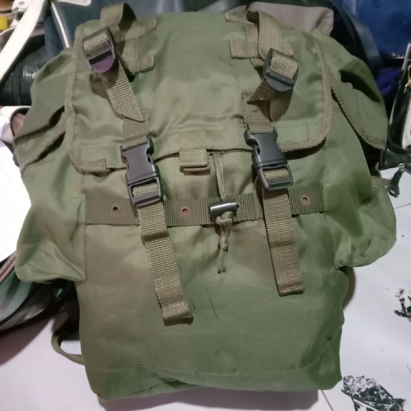 ransel gunung ransel outdoor hijau army tentara