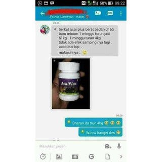 Acai Plus Nasa  Pelangsing Obat  Diet  Alami Herbal Wanita 