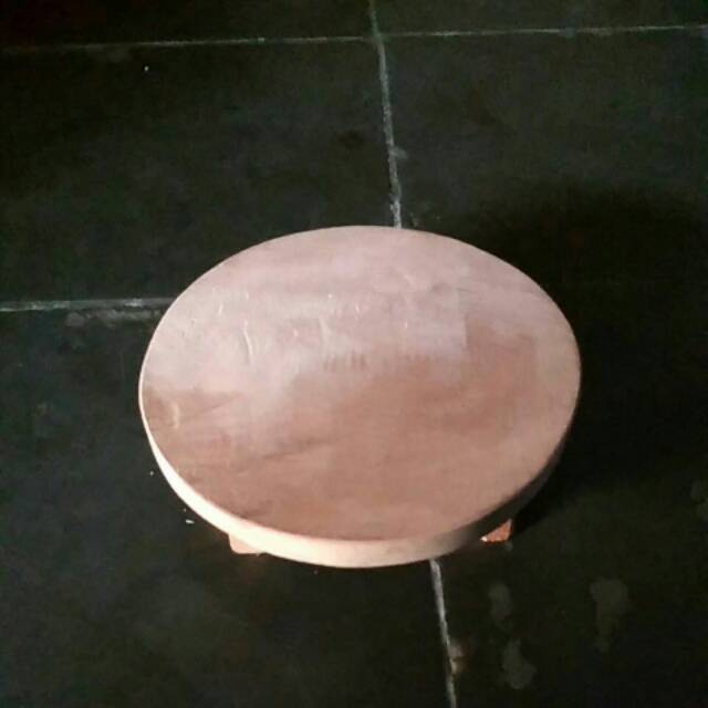 Talenan kayu bulat kaki