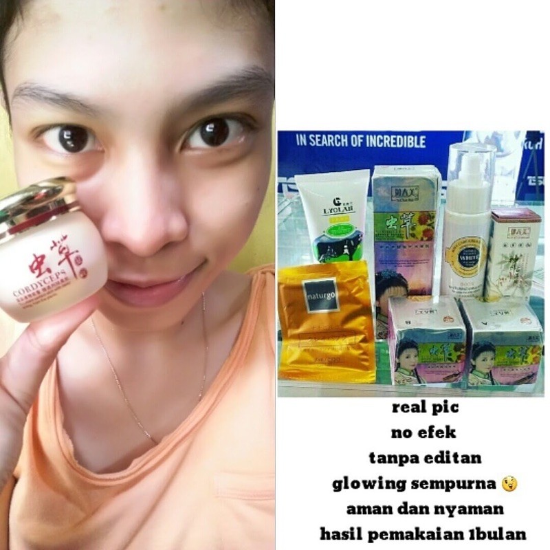 YU CHUN MEI ORIGINAL IMPORT /CORDYCEPS 1PAKET CORDY