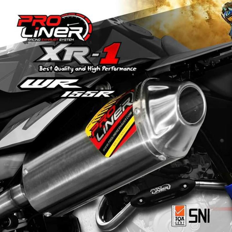 knalpot proliner xr 1 standart klx159 crf150l wr155