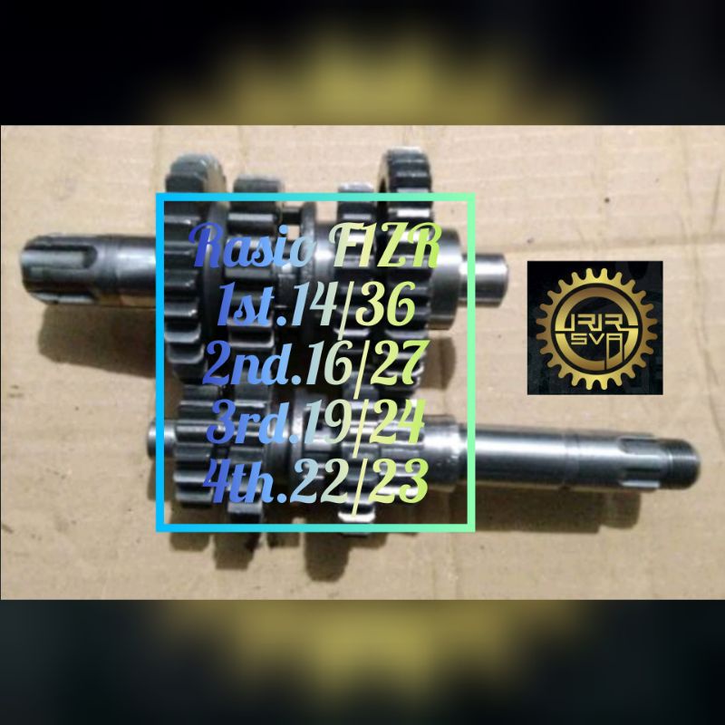 Gigi Rasio Gear Ratio Gir Rasio Yamaha F1ZR (FIZR) (FIZ R) (Force 1) Racing Road Race Touring 1st.14