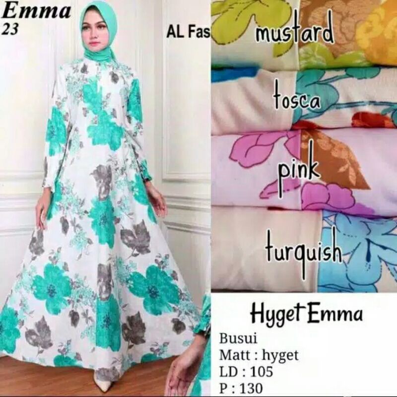 [ COD ] GAMIS MURAH GAMIS KATUN MOTIF BUNGA GAMIS MOTIF BUNGA TERBARU GAMIS BUSUI GAMIS KATUN JEPANG