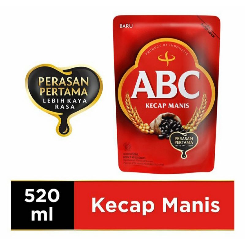 

Kecap ABC kemasan baru 520ml