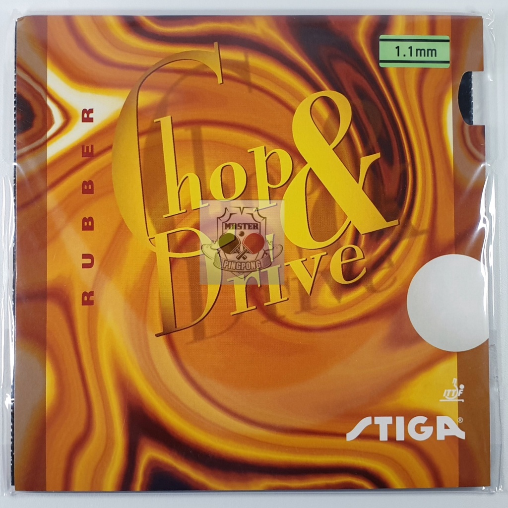 Stiga Chop & Drive 1.1mm - Karet Pingpong Bet Tenis Meja Stiga Defensive Allround Rubber