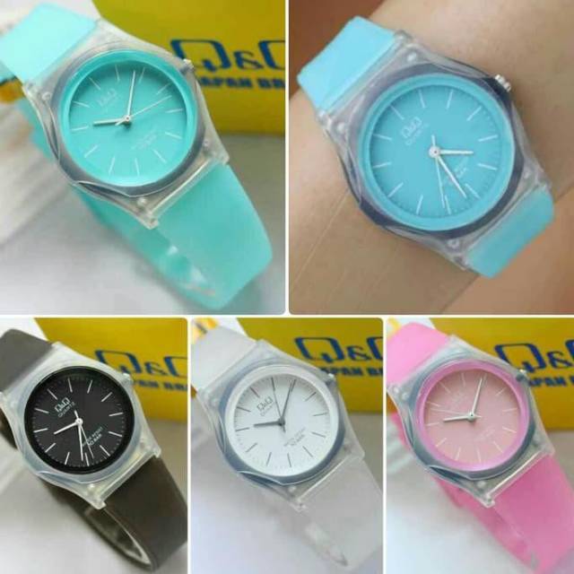 READY STOCK!! Jam Tangan Wanita Q&amp;Q QnQ QQ VQ04 VQ04J Original Water Resist