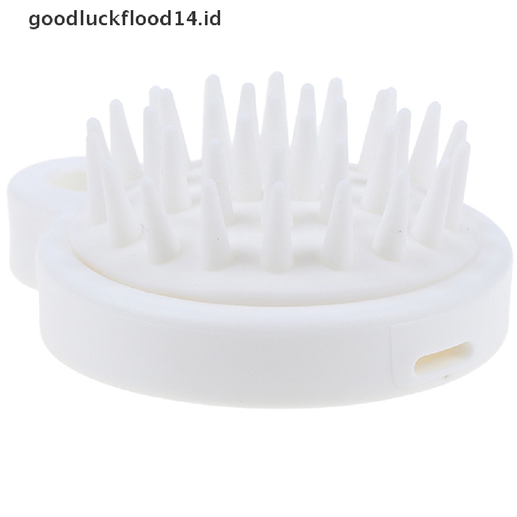 [OOID] Silicone Head Body Shampoo Scalp Massage Brush Comb Hair Washing Comb Bath Tool ID