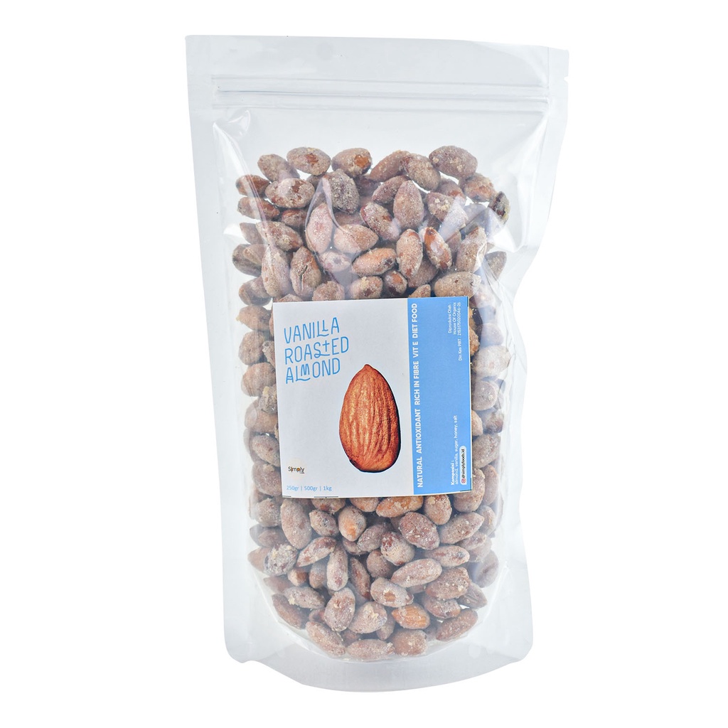 Simply Vanilla Roasted Almond 500 Gr