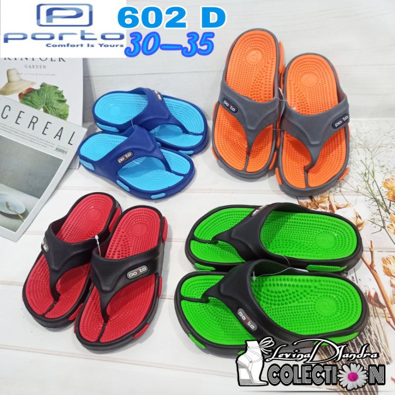 SANDAL JEPIT KARET PORTO 602 D TANGGUNG 30-35