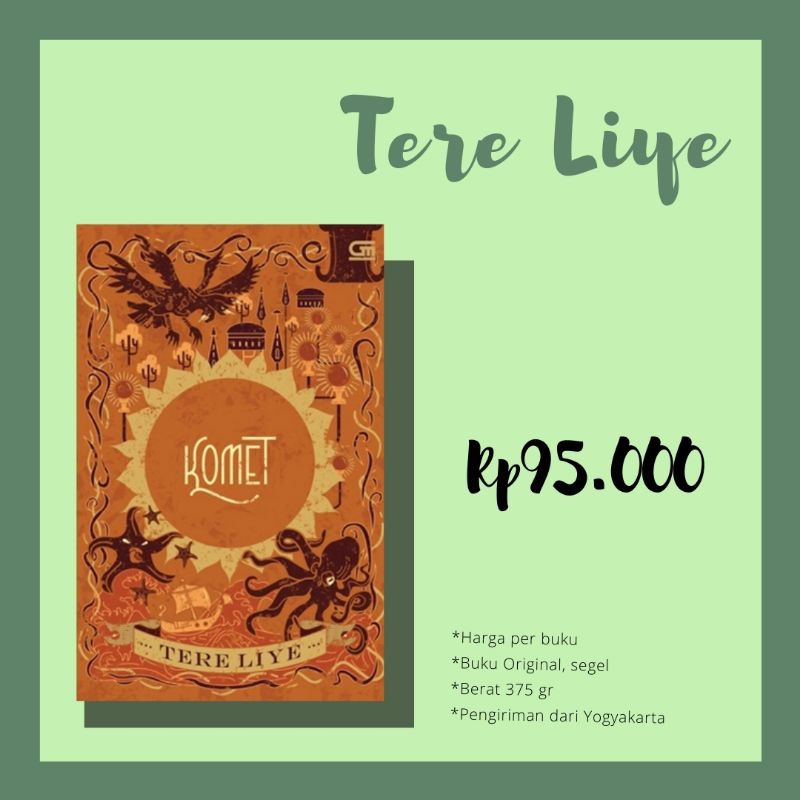 Novel Komet - Tere Liye - Serial Bumi