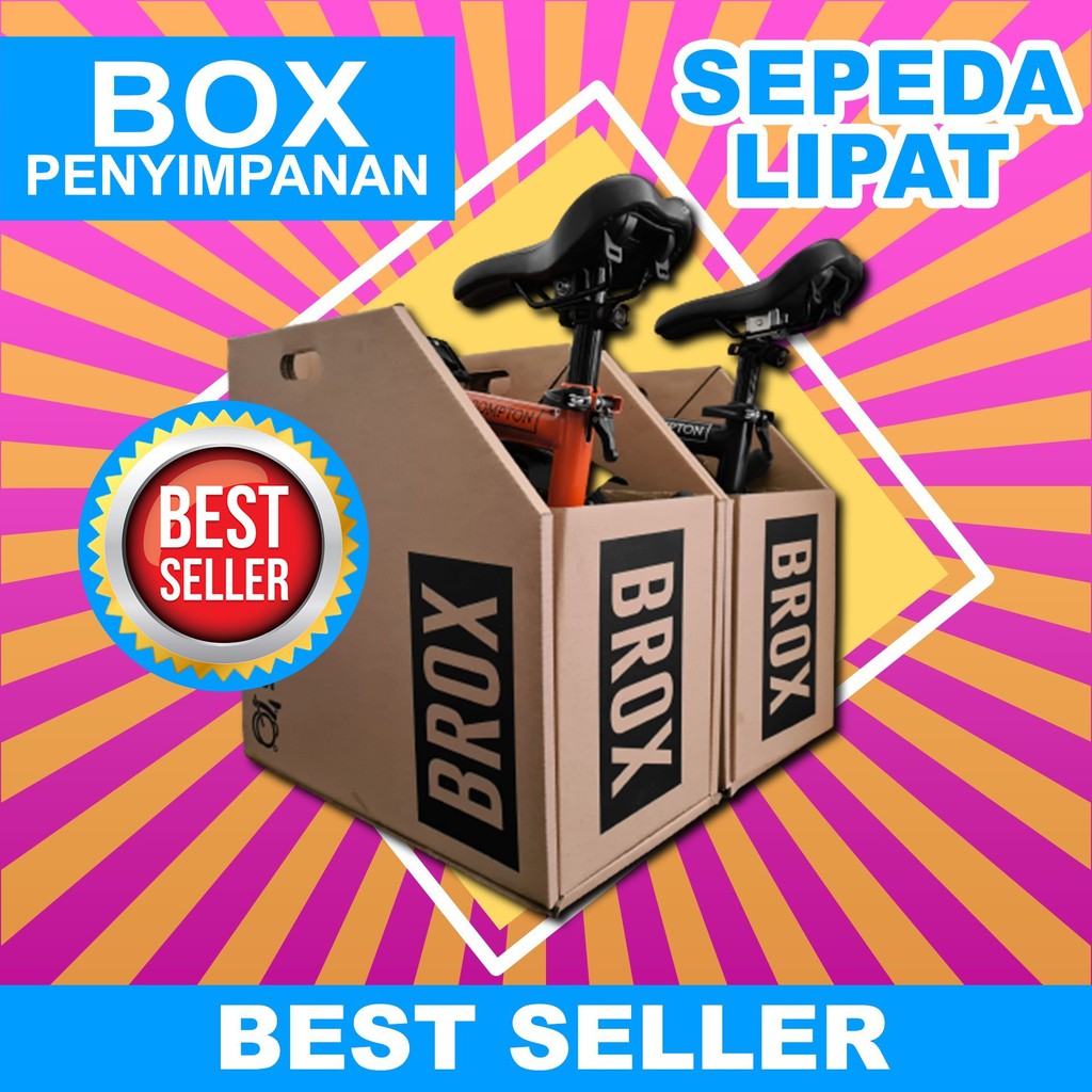 Mobile Folding Bike Box Tempat Sepeda Lipat Brox Box Sepeda Lipat