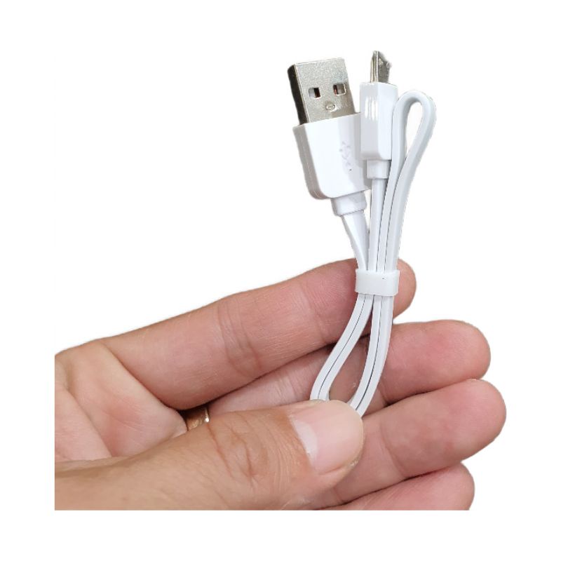 Kabel data Micro USB Vizz VZ-30 Fast Charging 2.4A max 30 cm - Putih