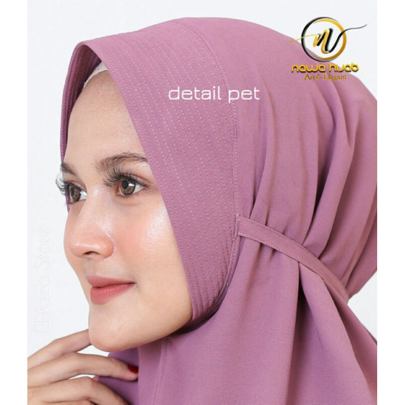BERGO AISYAH SOFT PET NAWA - BERGO NAWA - HIJAB BERGO KEKINIAN - JILBAB BERGO AISAH - JILBAB BERGO M