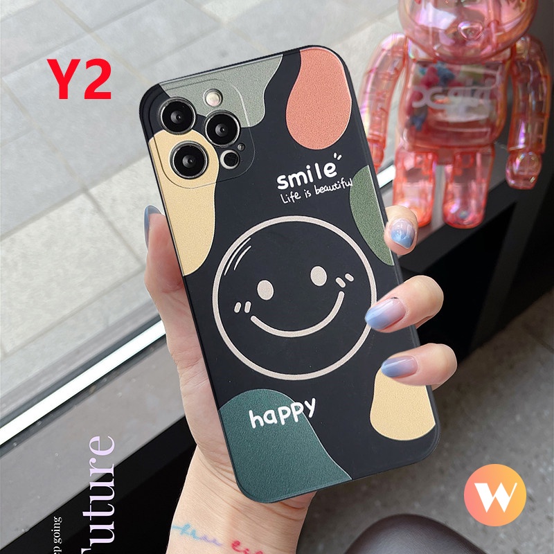 Soft Case Tpu Motif Kartun Smiley Cover Infinix Note 8 11 10 Play 10 Lite 10T 9 Play 10S Smart 5 6