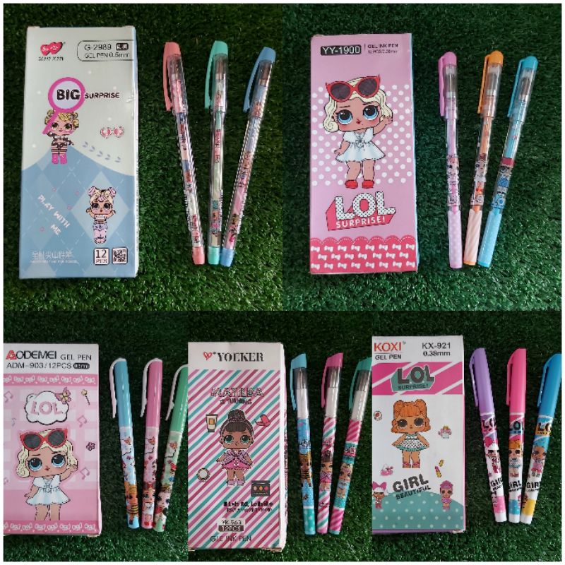 

Pulpen gel karakter/pulpen gel/aneka pulpn gel LOL