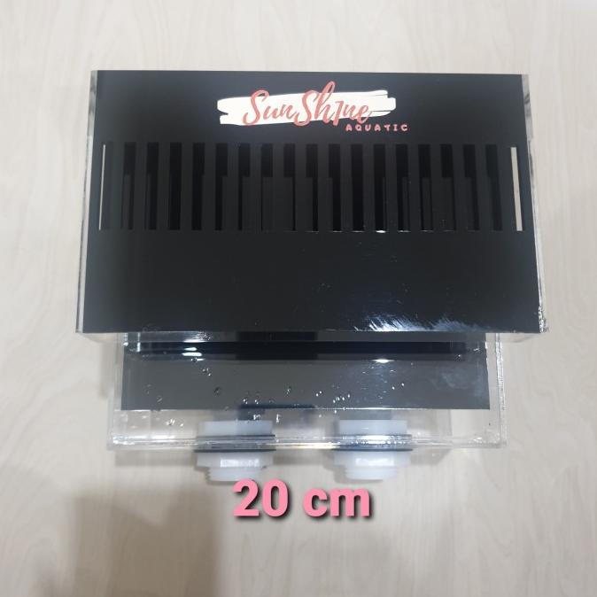 Overflow Box Aquarium 10cm / 15cm / 30cm Akrilik