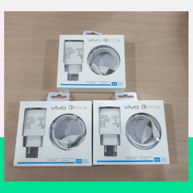 Travel charger VIVO 3Amphere Fast Charging Qualcom kualitas bagus charger VIVO 3A