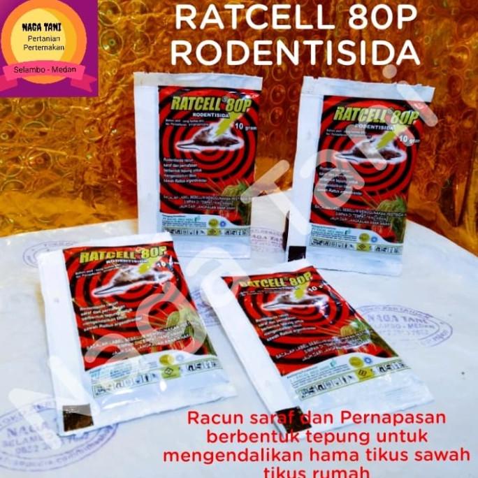------] Racun Hama Tikus RODENTISIDA RATCELL 80P 10gr