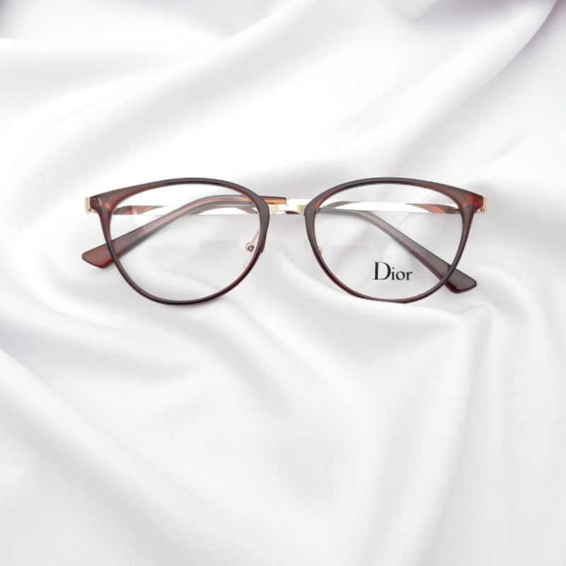 Frame kacamata wanita trend | kacamata minus ntiradiasi | kacamata best seller 1770-Coklat