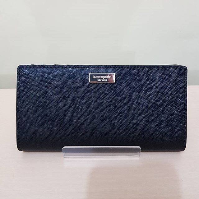 Dompet Kate Spade Original / Katespade Stacy Black Wallet Saffiano Leather