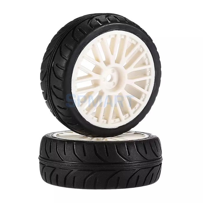 Ban & Roda Untuk 1/10 RC Mobil HPI HSP Hobao 4pcs on road