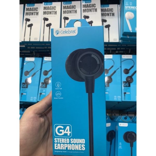 Headset Original Super Bass Gaming On Mic | Stereo Sounds Earphone | Celebrat G4 | Handsfree Ori