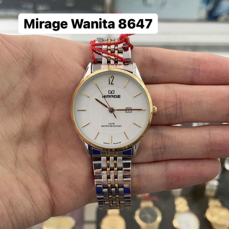 jam Mirage Rante kombinasi wanita 8647 ori