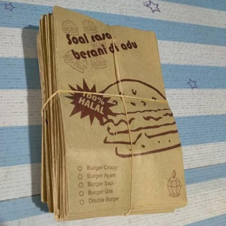 

♀ Bungkus Burger besar isi 50 pcs ☋