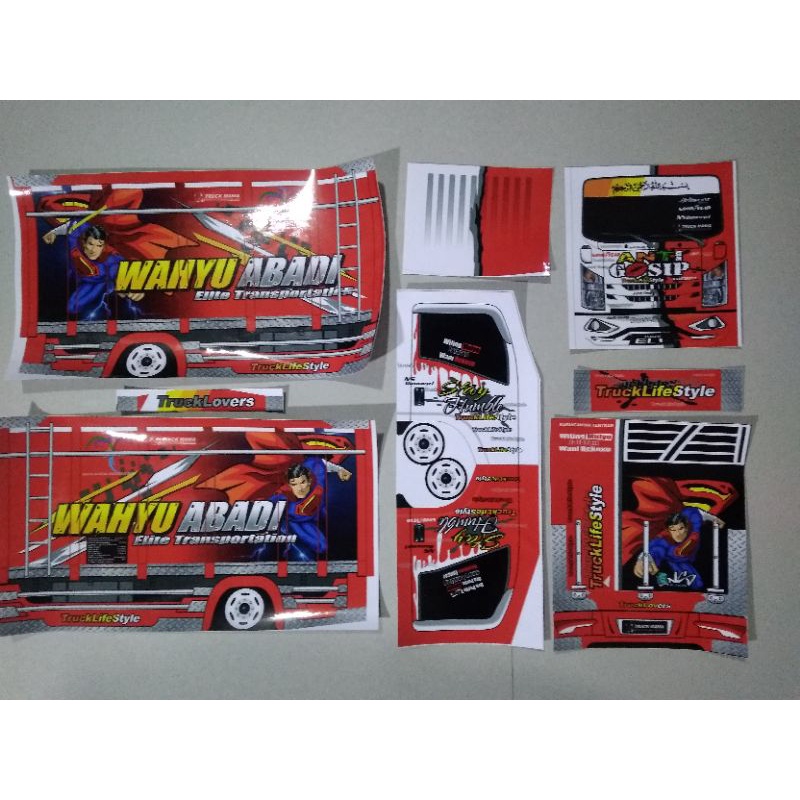 stiker truk oleng