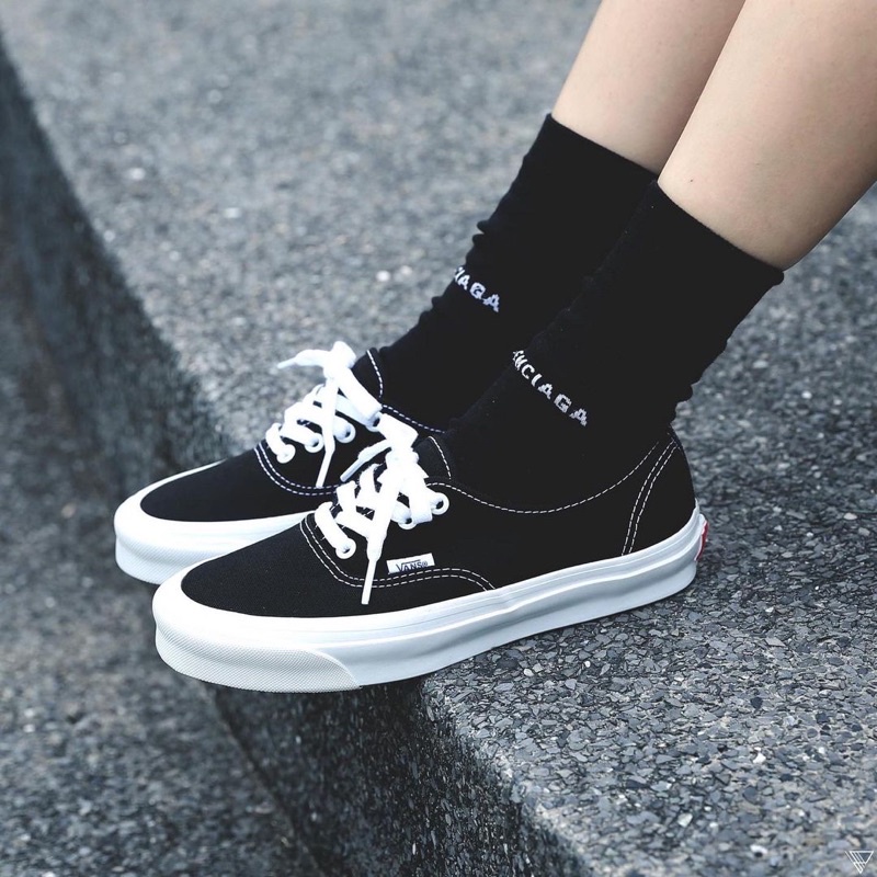 VANS AUTHENTIC VAULT OG LX BLACK/WHITE ORIGINAL 100% ( SPRING SUMMER '20 )