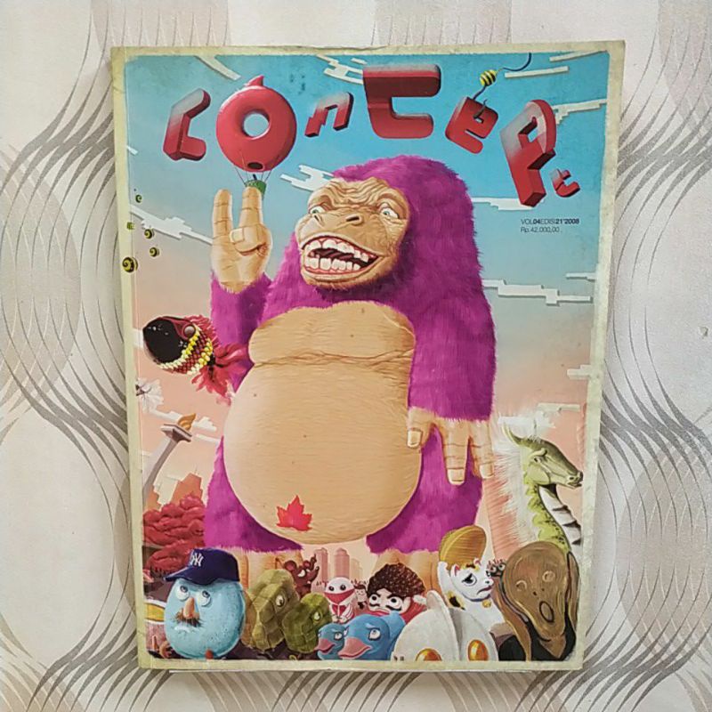 Majalah CONCEPT // majalah desain grafis // Campur