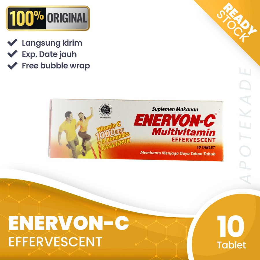 TERLARIS!!! Nervon c effervescent 10 tablet / vit c 1000 mg b kompleks