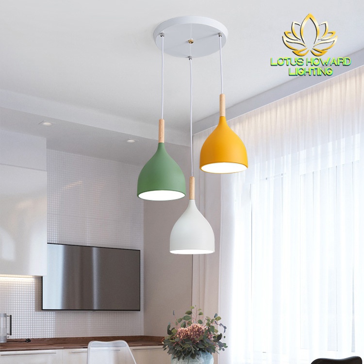 LAMPU GANTUNG MINIMALIS MODERN RUANG MAKAN / RUANG TAMU / CAFE  3 ARMS TYPE 5589
