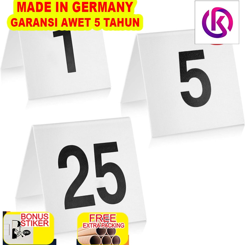 

Terlaris Nomor Meja UV Print Nomor Meja Restoran 10x10