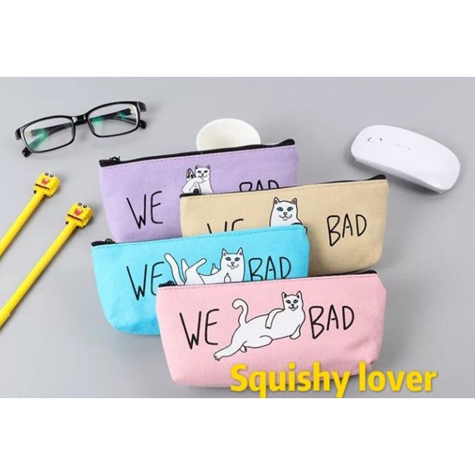 

TERBARU Tempat pensil kanvas kucing we bad/TEMPAT PENSIL AESTHETIC/TEMPAT PENSIL ANAK PEREMPUAN/TEMPAT PENSIL LUCU/TEMPAT PENSIL 3D/TEMPAT PENSIL TRANSPARAN/TEMPAT PENSIL LUCU/TEMPAT PENSIL KOREA/TEMPAT PENSIL KAIN/TEMPAT PENSIL KALKULATOR