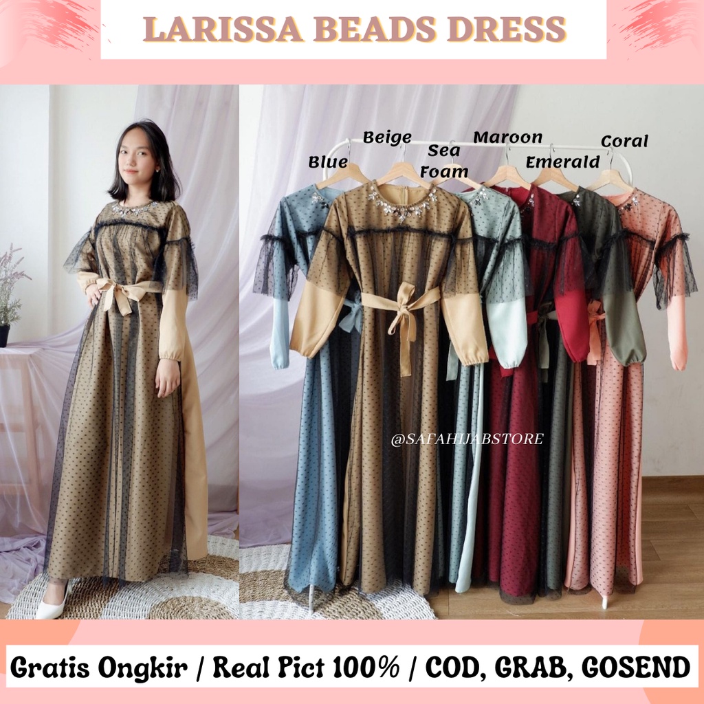 LARISSA BEADS DRESS